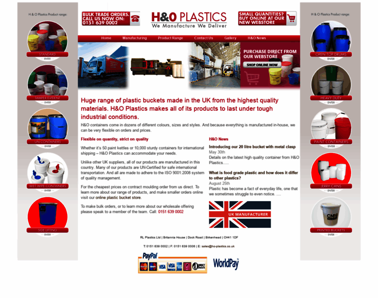 Ho-plastics.co.uk thumbnail