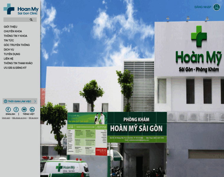 Hoanmysaigonclinic.com thumbnail