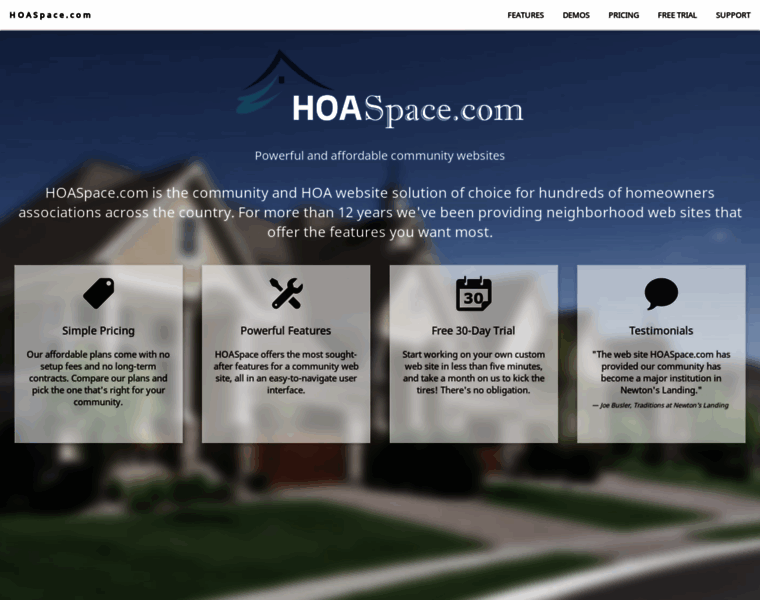 Hoaspace.com thumbnail