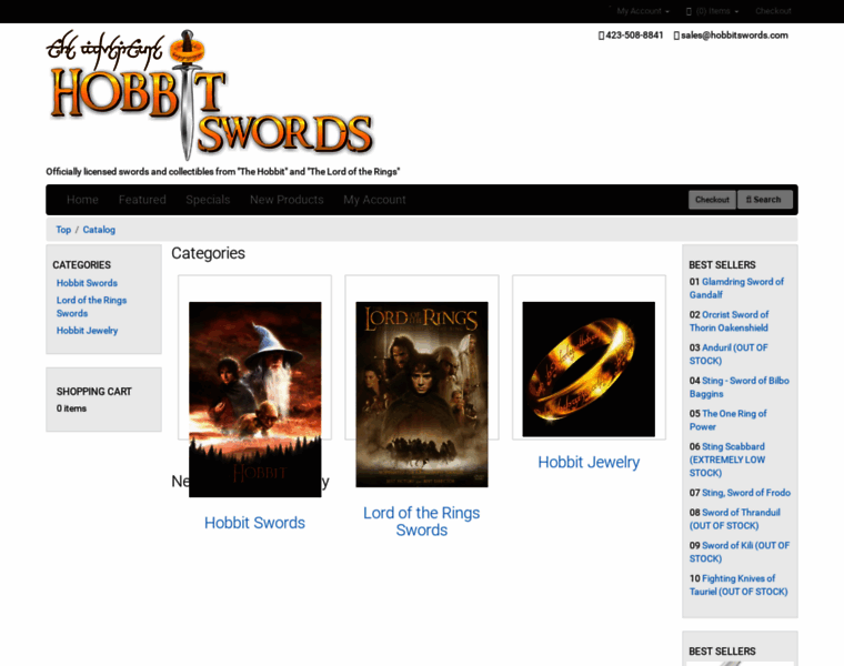 Hobbitswords.com thumbnail