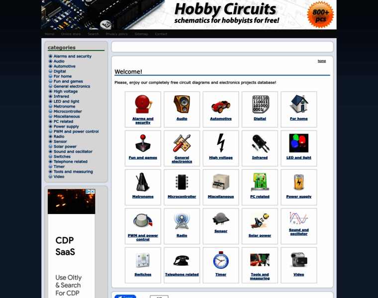 Hobby-circuits.com thumbnail