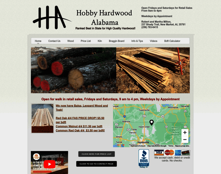 Hobbyhardwoodalabama.com thumbnail
