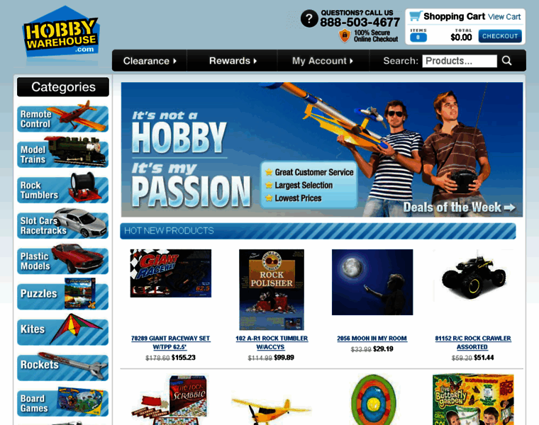 Hobbywarehouse.com thumbnail