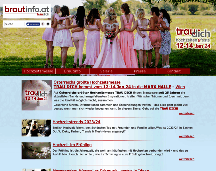 Hochzeit-brautinfo.at thumbnail