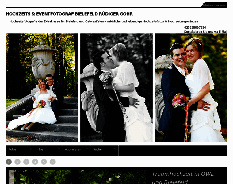Hochzeitsfotos-bielefeld.de thumbnail
