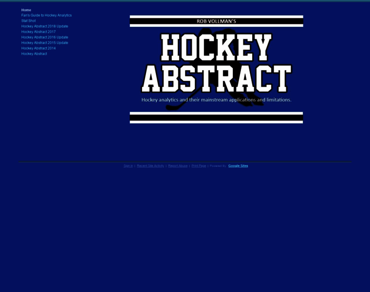 Hockeyabstract.com thumbnail