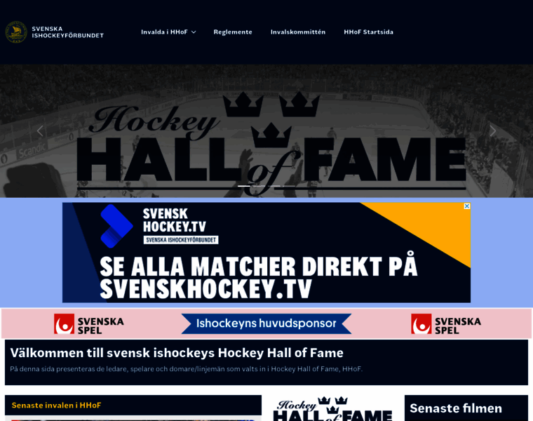 Hockeyhalloffame.se thumbnail