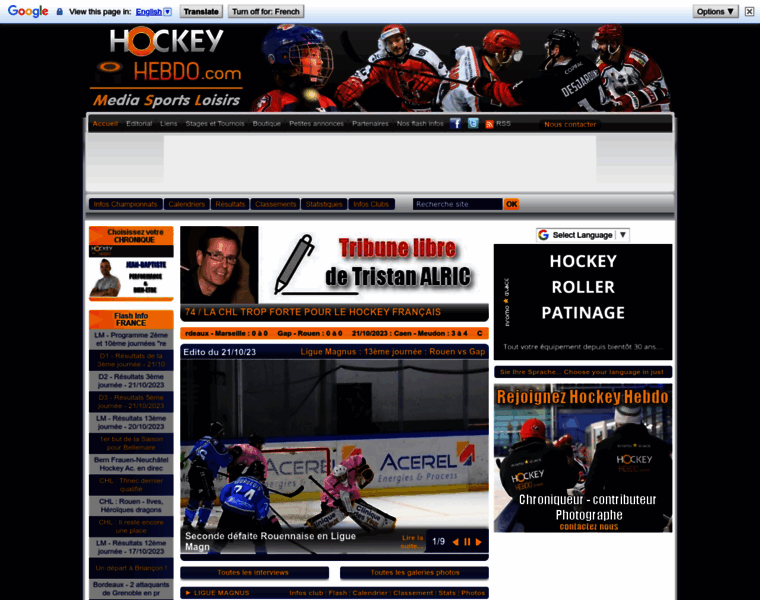 Hockeyhebdo.com thumbnail