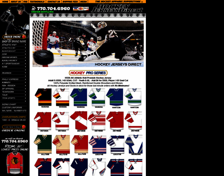 Hockeyjerseysdirect.com thumbnail