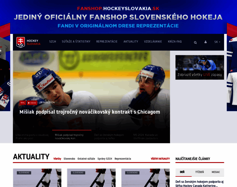 Hockeyslovakia.sk thumbnail