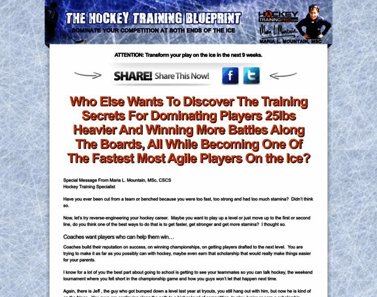 Hockeytrainingblueprint.com thumbnail Hockeytrainingblueprint.com thumbnail