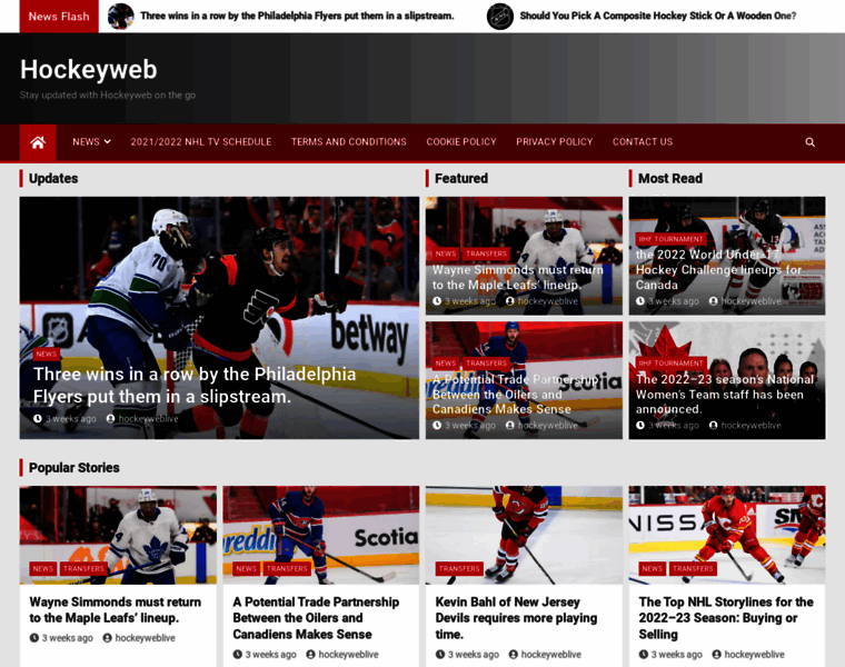 Hockeyweb.live thumbnail