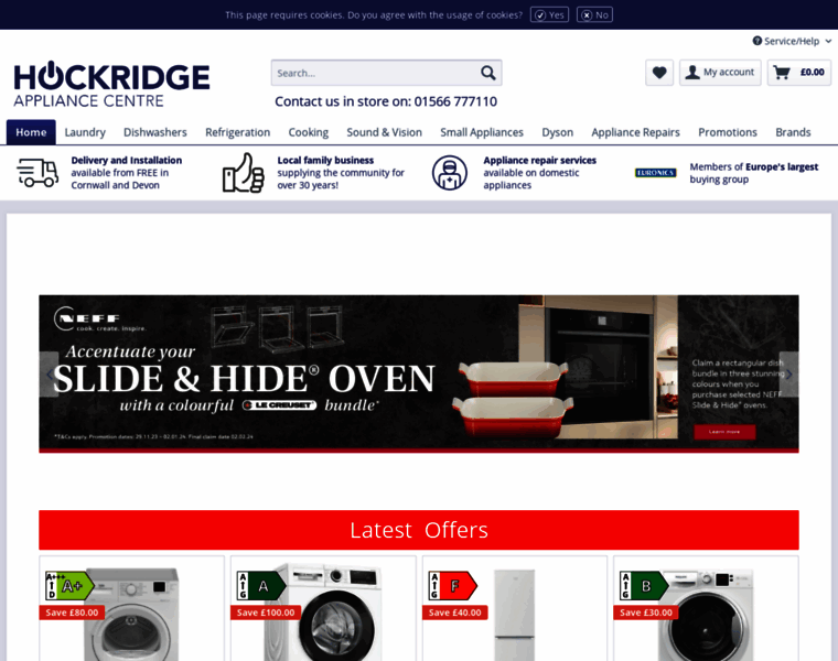 Hockridge-appliance-centre.co.uk thumbnail