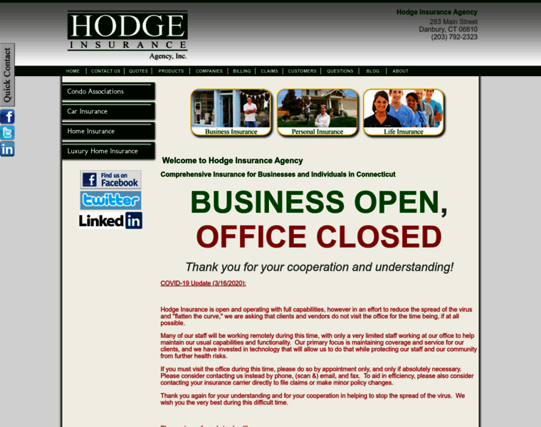 Hodgeagency.com thumbnail