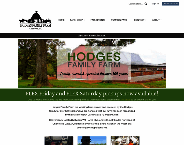 Hodgesfarmnc.com thumbnail