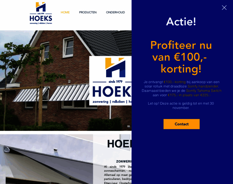 Hoekszonwering.nl thumbnail