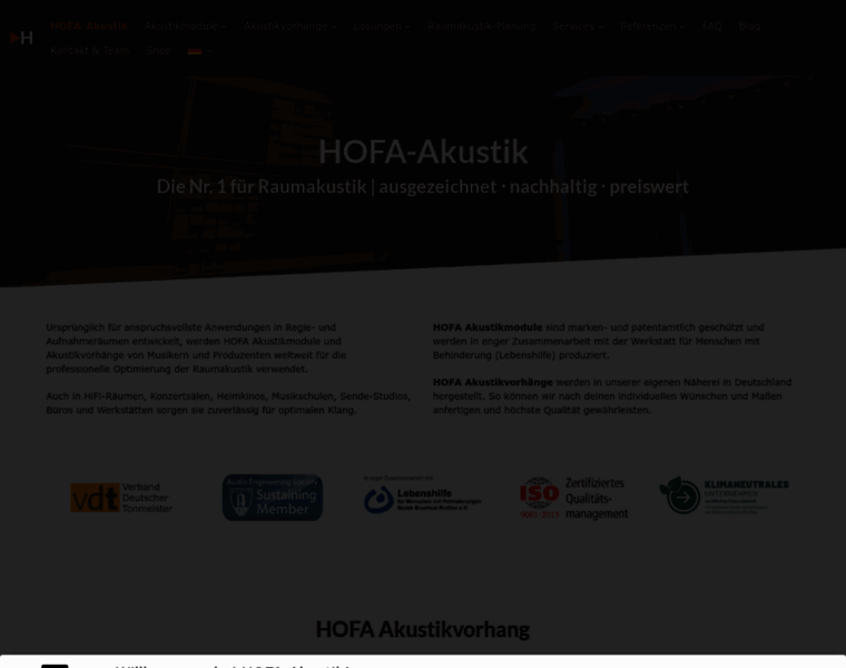 Hofa-akustik.de thumbnail
