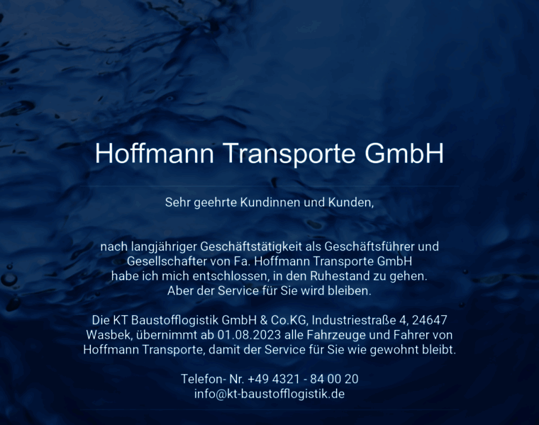 Hoffmann-transporte.de thumbnail