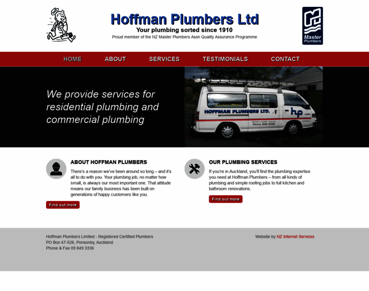 Hoffmanplumbers.co.nz thumbnail