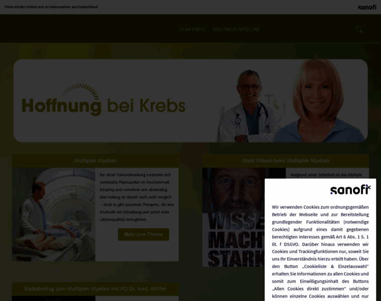Hoffnung-bei-krebs.de thumbnail