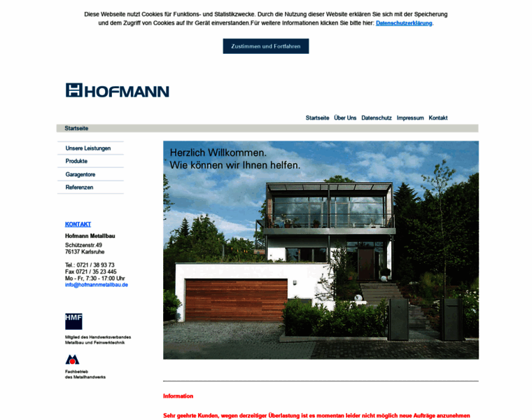 Hofmannmetallbau.de thumbnail