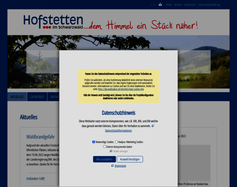 Hofstetten.com thumbnail