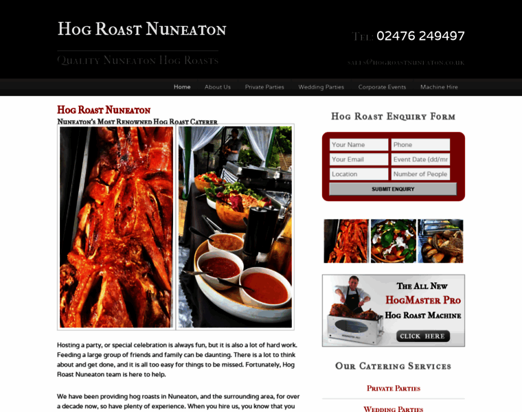Hogroastnuneaton.co.uk thumbnail