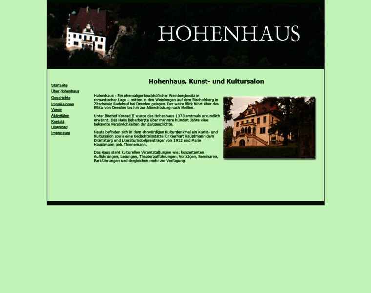 Hohenhaus.net thumbnail