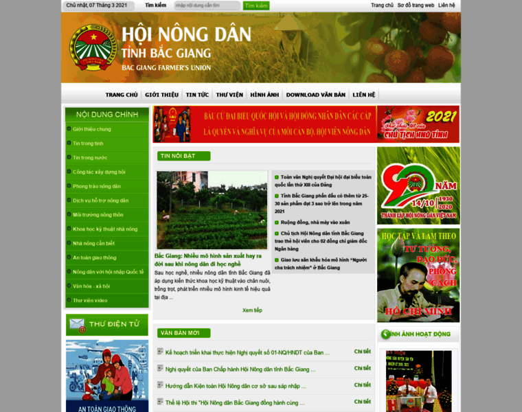 Hoinongdanbacgiang.org.vn thumbnail