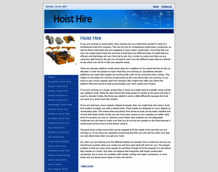 Hoist-hire.co.uk thumbnail