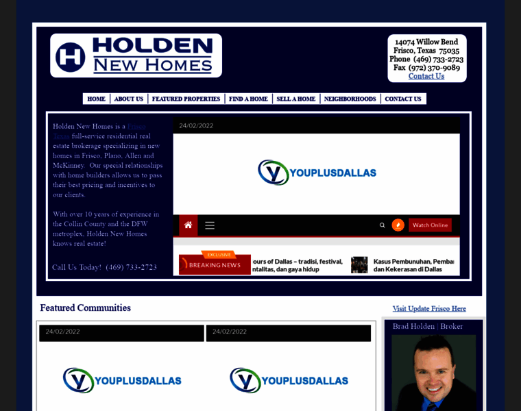 Holdennewhomes.com thumbnail
