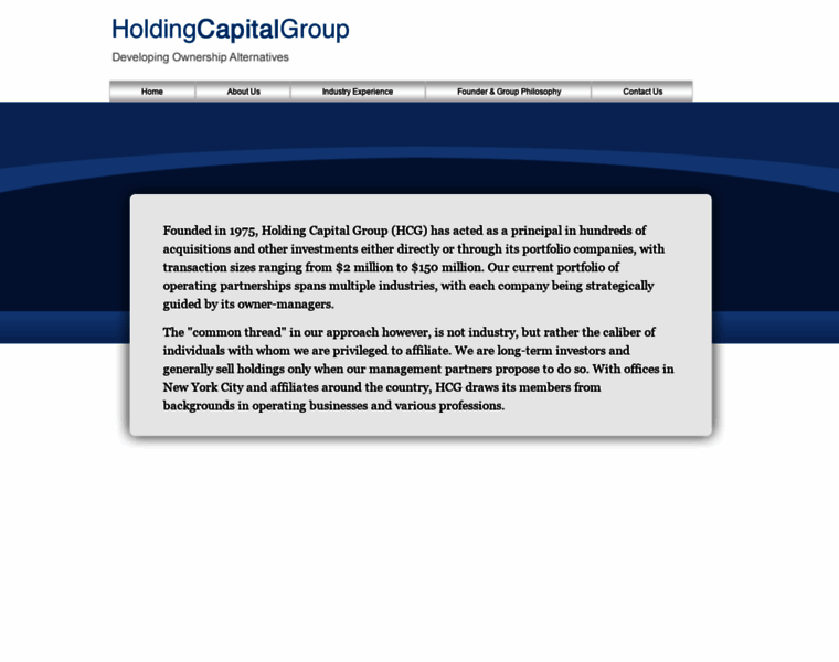Holdingcapital.com thumbnail