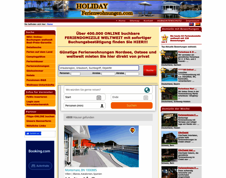 Holiday-ferienwohnungen.com thumbnail