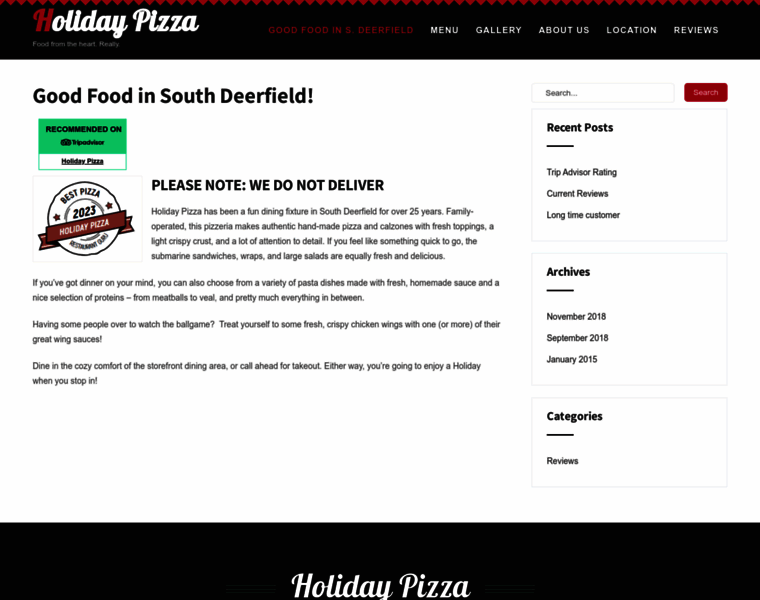 Holiday-pizza.net thumbnail