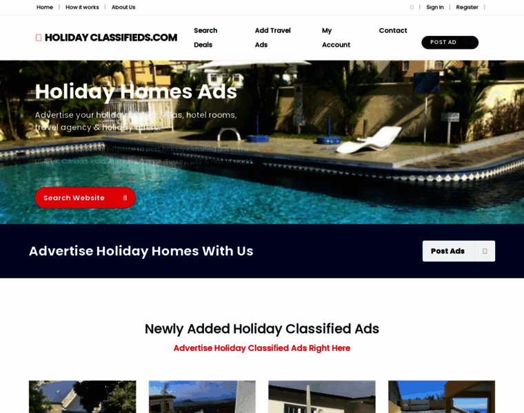Holidayclassifieds.com thumbnail