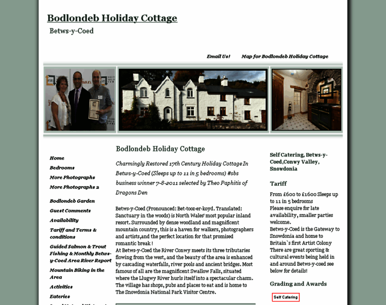 Holidaycottageinbetwsycoed.co.uk thumbnail