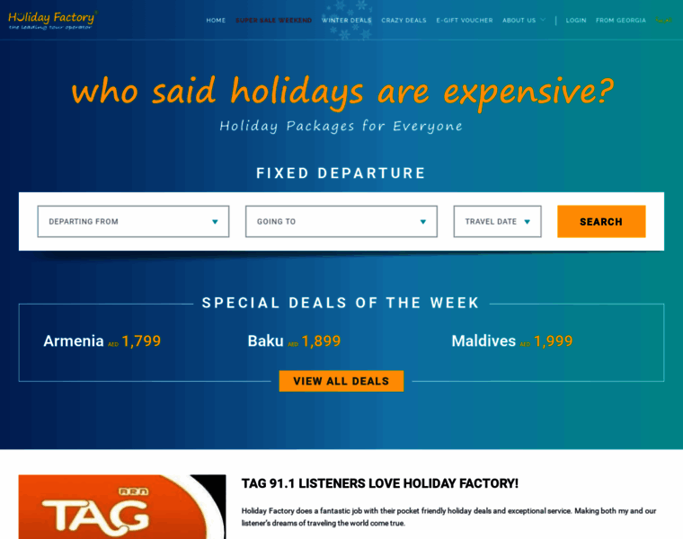 Holidayfactors.com thumbnail