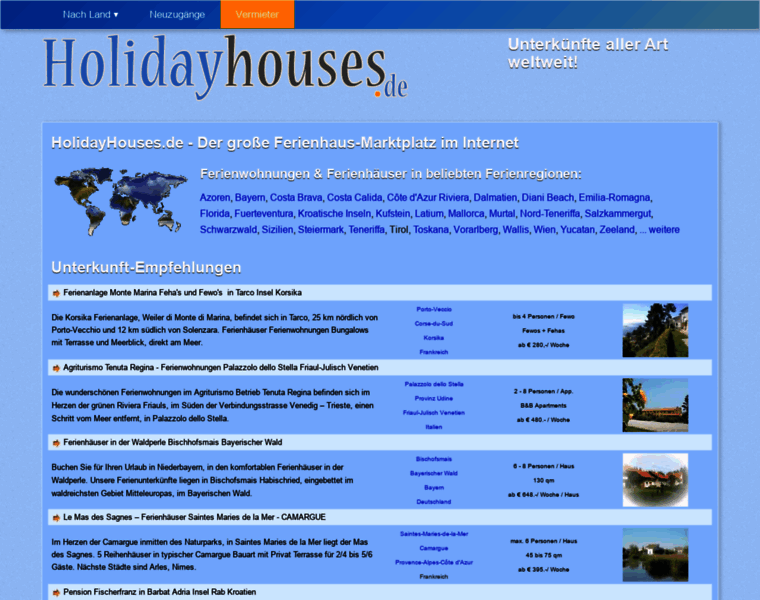 Holidayhouses.de thumbnail