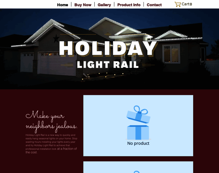Holidaylightrail.com thumbnail