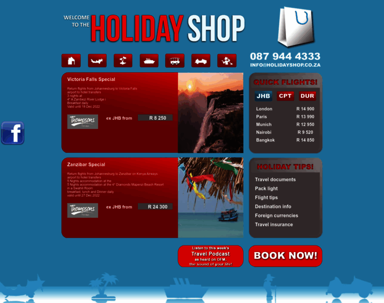 Holidayshop.co.za thumbnail
