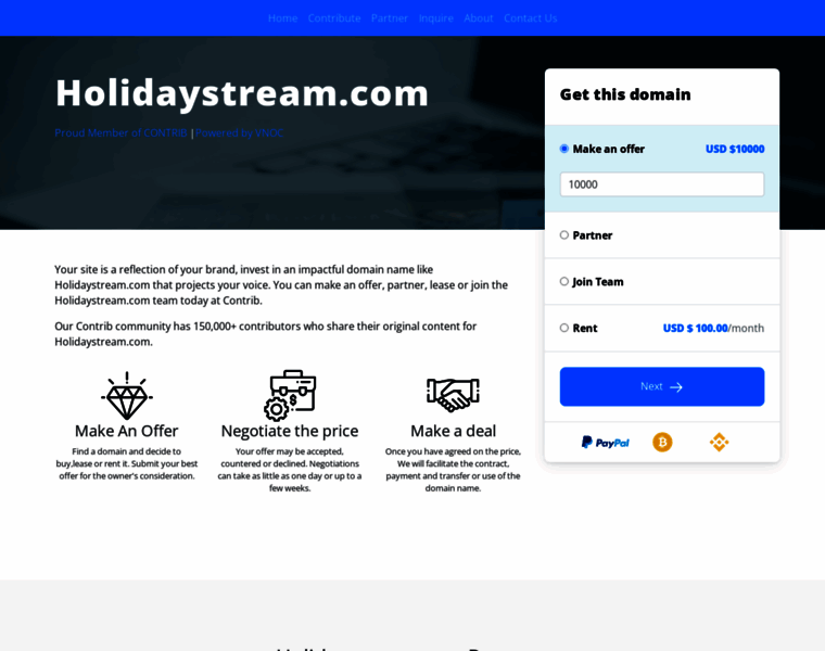 Holidaystream.com thumbnail