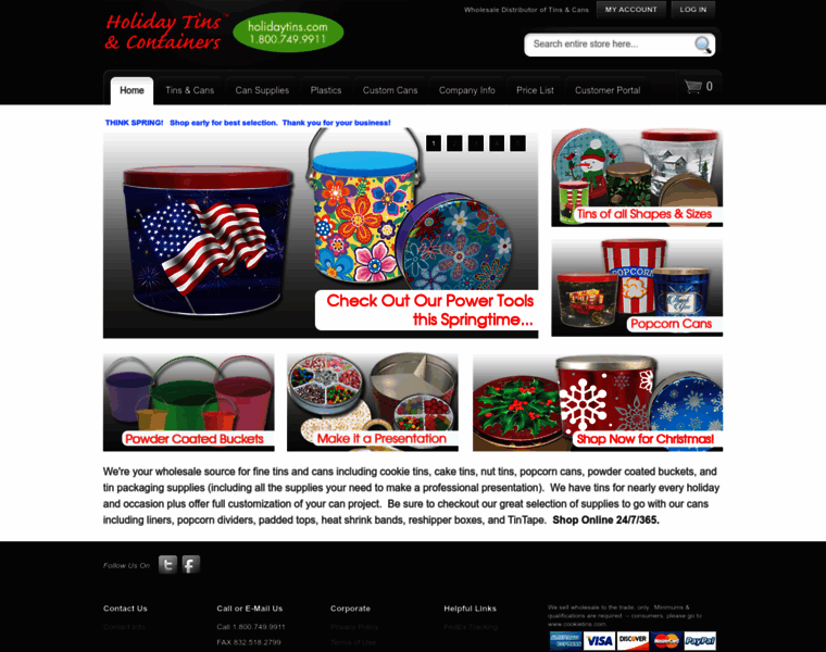 Holidaytinsandcontainers.com thumbnail