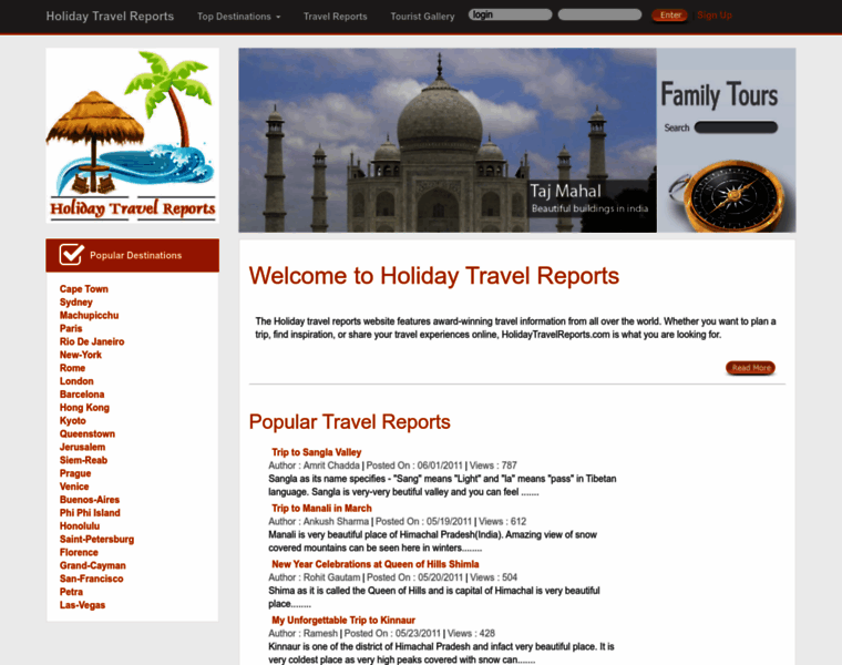 Holidaytravelreports.com thumbnail