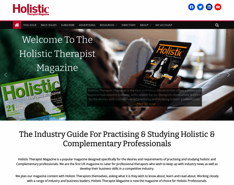 Holistictherapistmagazine.com thumbnail