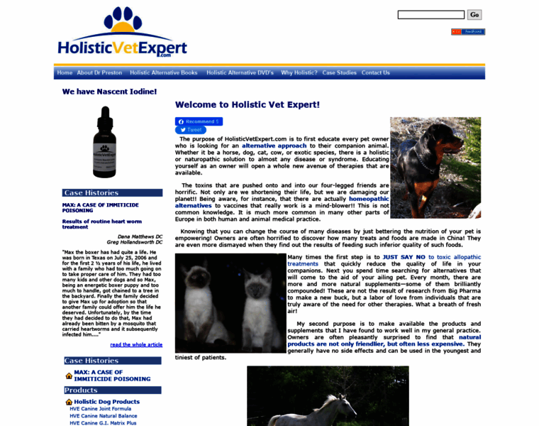 Holisticvetexpert.com thumbnail