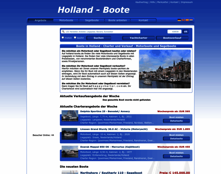 Holland-boote.de thumbnail