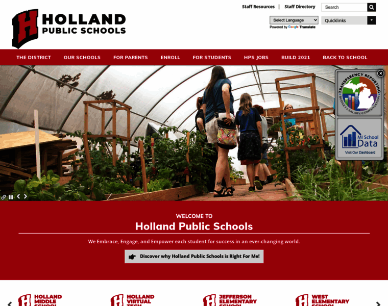 Hollandpublicschools.org thumbnail