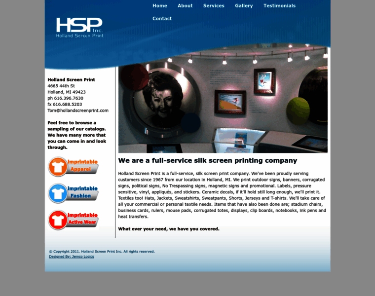 Hollandscreenprint.com thumbnail