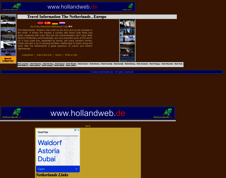 Hollandweb.de thumbnail