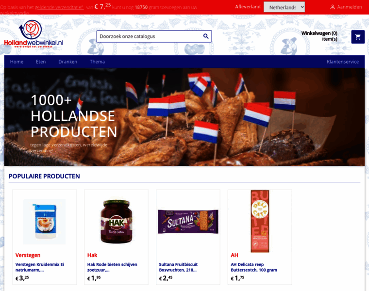 Hollandwebwinkel.nl thumbnail